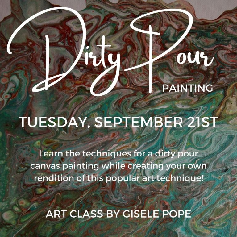 Dirty Pour Art Class!