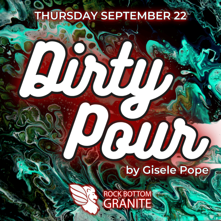 Dirty Pour – Painting Art Class – Thursday, September 22, 2022