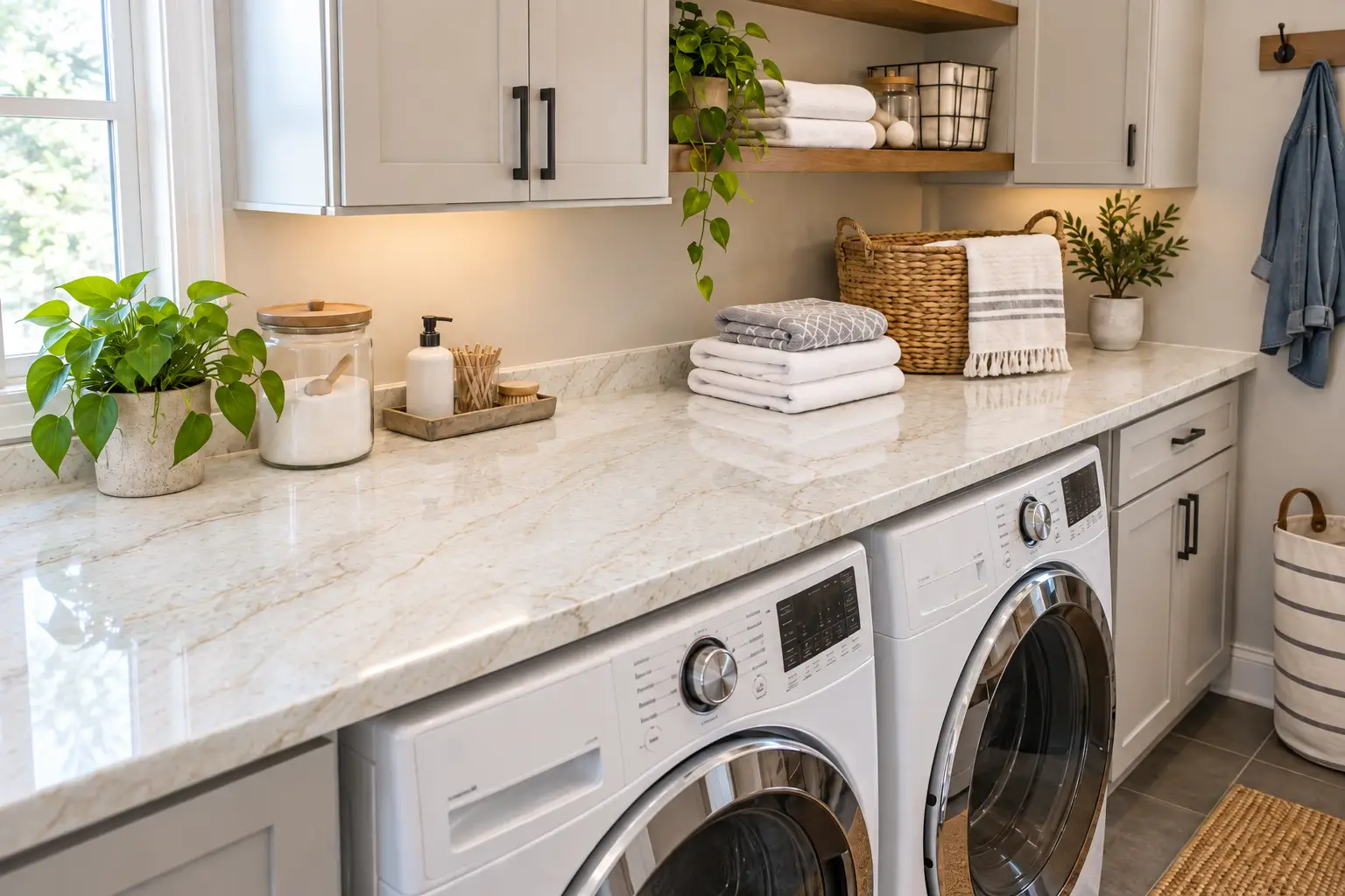 Laundry Room Countertop Ideas for a Space That Actually Gets Used