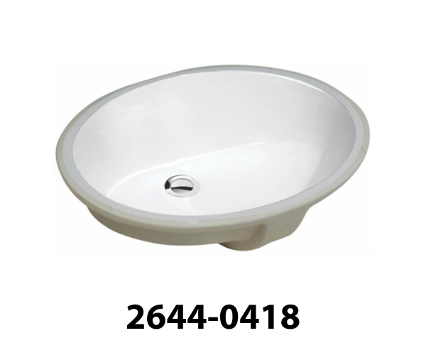 POLARIS Large Oval Lavatory Sink